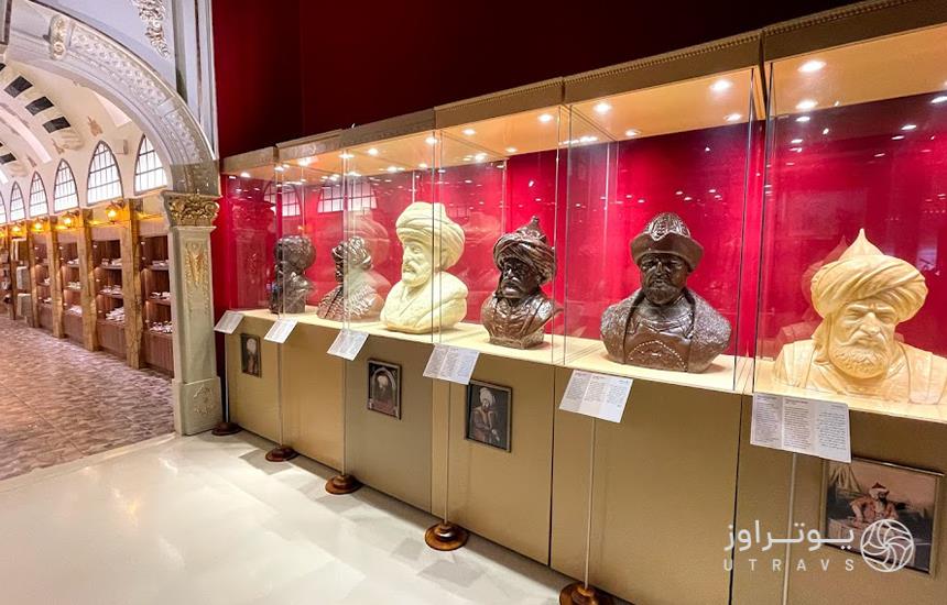 تالار تندیس در موزه شکلات استانبول 